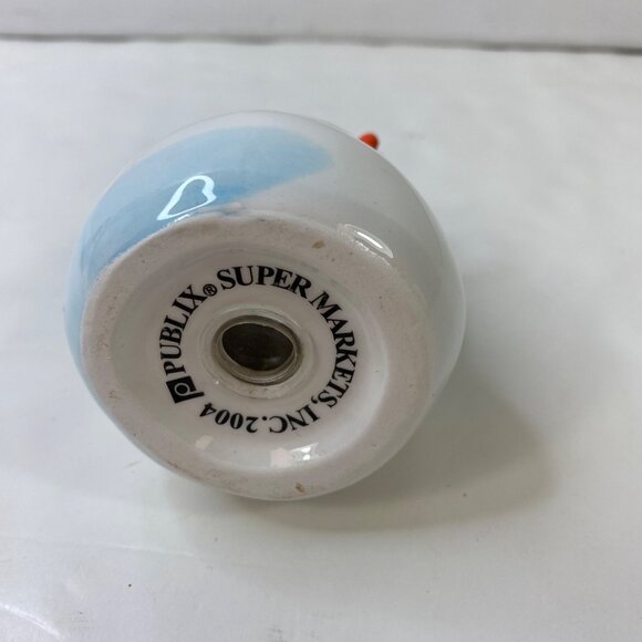 Publix 2004 Snowman Salt & Pepper Shaker Set Holiday Snowfolk Vintage - Picture 6 of 11